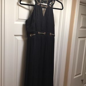 Thalia Sodi Black Dress with Gold chain, Woman’s size Small